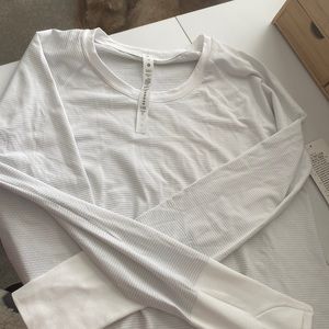 Brand new white swiftly tech long sleeve from Lululemon